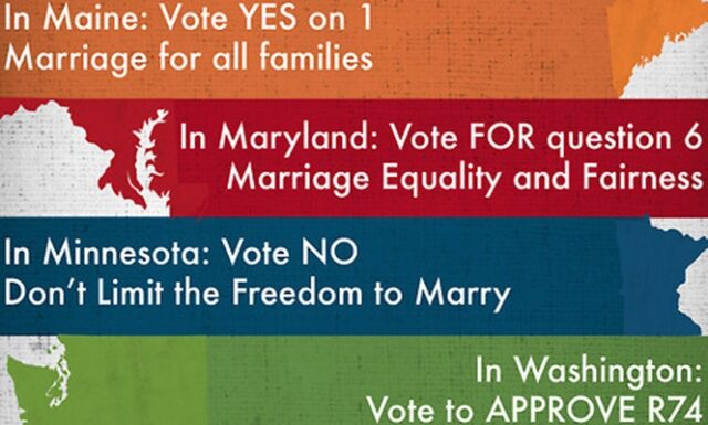 Election day e referendum matrimoni gay in USA
