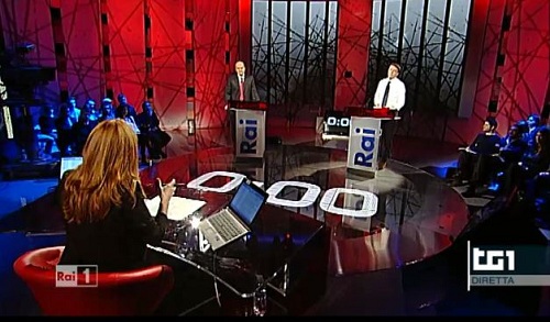 Primarie del centrosinistra: confronto finale tra Bersani e Renzi – video primarie del centrosinistra