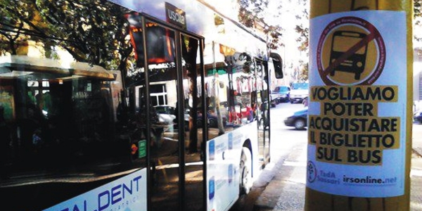 Biglietto sul bus a Sassari