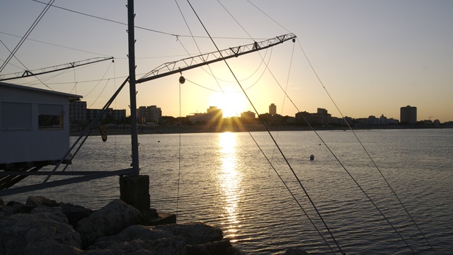 Foto Milano Marittima al tramonto