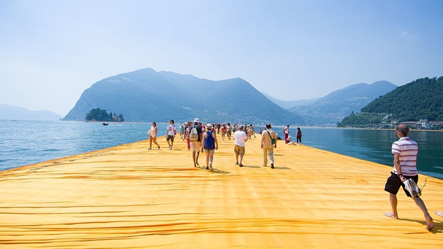 Iseo Floating Piers Christo