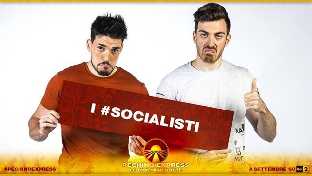 I socialisti vincitori di Pechino Express 2016