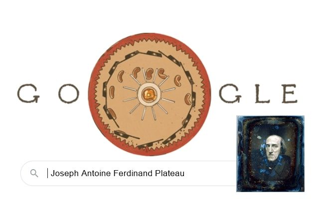 Joseph Antoine Ferdinand Plateau doodle Google