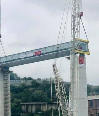 Genova: posato il primo impalcato del nuovo viadotto sul Polcevera Nuovo viadotto Genova