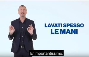 Lo spot di Amadeus sul Coronavirus Amadeus spot Coronavirus