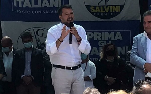 Salvini a Chieti