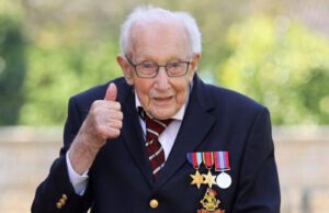 Captain Tom Moore: a 100 anni sulla copertina di GQ Captain Tom Moore