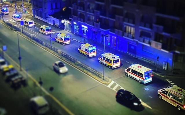 Colonna ambulanze