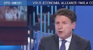 Giuseppe Conte ospite da Lilli Gruber con tosse e raffreddore: come sta? Giuseppe Conte