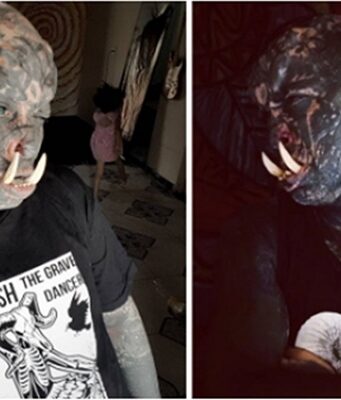 Orc: l’uomo con le zanne e la body modification Orc Body Modification